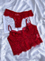 CONJUNTO AURORA • VERMELHO - Nabru Intimates