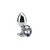 PLUG ANAL DE METAL CORAÇÃO COM PEDRA TAM G GENERAL IMPORT - loja online