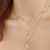 Choker meia lua e estrelas - Ouro 18k - comprar online