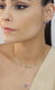 Conjunto Com Coração Tanzanita Ruticulada - Ouro 18k - comprar online