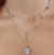 Choker meia lua e estrelas - Ródio - comprar online