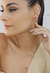 Conjunto Pedra Redonda De Rubelita Fosca - Ouro 18k - comprar online
