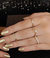 Anel ajustável cravejado com estrelas - Ouro 18k - comprar online