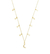 Choker meia lua e estrelas - Ouro 18k