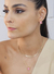 Conjunto Retangular De Pedra Kunzita Fusion - Ouro 18k - comprar online