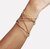 Pulseira corda de violão - Ouro 18k - comprar online