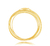 Pulseira corda de violão - Ouro 18k