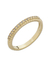 Anel Aparador Com Zircônias - Ouro 18k