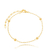 Pulseira com bolinhas - Ouro 18k