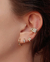 Brinco argolinha torcida - Ouro 18k - comprar online