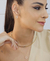 Conjunto Gota Com Pedra Morganita Ruticulada - Ouro 18k - comprar online
