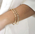 Pulseira minimalista canudo - Ouro 18k - comprar online