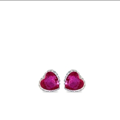 Aretes Corazón de Cristal en internet