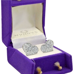 Aretes y Dije Corazón de Zirconia - MVNDVS