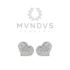 Aretes y Dije Corazón de Zirconia - comprar en línea