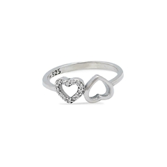 Anillo Corazón Doble - comprar en línea