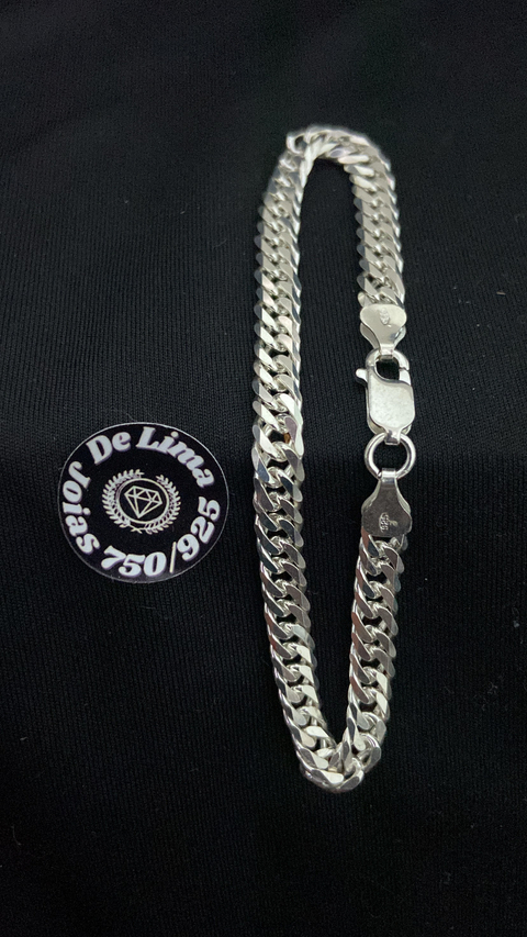 Pulseira 6.5mm elo duplo