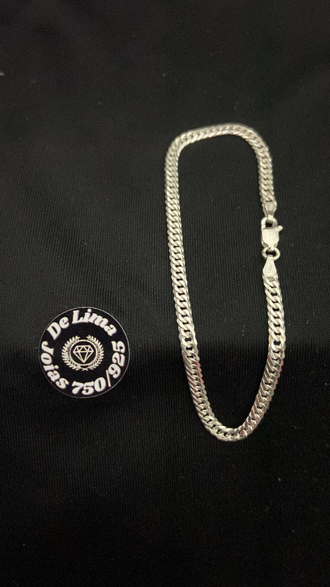 Pulseira 4.5mm elo duplo