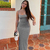 Imagem do Hugcitar cetim deslizamento sem mangas sem costas magro sexy maxi vestido 2022 primavera feminino festa y2k concisa bodycon roupas elegantes