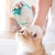 Escova de banho de silicone macio para pet, massageador para gel de banho, pente para cão e gato, utensílios de higiene - comprar online