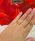 Anillo cuadrado en degradé