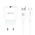 KIT CABO+FONTE HREBOS USB PARA USB-C 14W HS-529C