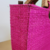 Bolsa em palha de buriti com alça em madeira - Rosa - loja online