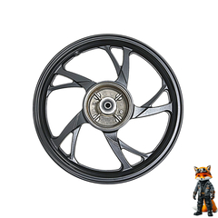 RODA LIGA LEVE (PAR) POP 110 POP 100 FREIO A LONA - (PE DE GALINHA) - Strada Moto Parts