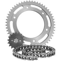 KIT TRANSMISSAO (RELACAO) HONDA NX400 FALCON - ACO 1045