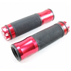 MANOPLA ESPORTIVA ALUMINIO PRETA MODELO RIZOMA - PAR - Strada Moto Parts