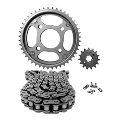 KIT DE TRANSMISSAO (RELACAO) HONDA CG TITAN FAN 160 - 1045 C/ RETENTOR