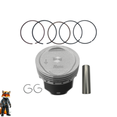 KIT MOTOR CILINDRO PISTAO E ANEIS HONDA BURGMAN 125 06-10 (CARBURADA) - Strada Moto Parts