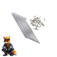 RAIO CROMADO HONDA CG TITAN 125/150 4MM TRASEIRO - loja online