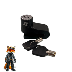TRAVA DISCO GRANDE ANTIFURTO PARA MOTO E BICICLETA - PRETA - loja online