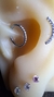Argola clicker cravejada com zircônias (brinco e piercing) na internet