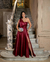 Vestido de Festa Marsala Zibeline um Ombro - comprar online