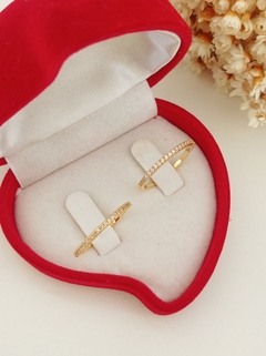 Par de Aparadores FINO SLIM Folheados a Ouro 18k - comprar online