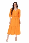 VESTIDO EMILY LARANJA HAPUK