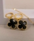 Argola Trevo Preto - comprar online