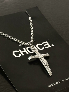Collar Crucifijo Silver - 50 cm - comprar online