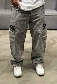 Pantalon Black Society Baggi Cargo con Cierre - comprar online