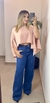 Calça wide leg na internet