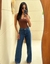 Calça wide leg