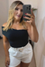 Blusa um ombro
