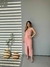 vestido tomara que cai de linho com laço na frente