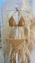Bikini macrame unicolor