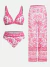 Set floral pantalón - comprar online