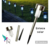 ESTACA SOLAR FAROL ACERO INOXIDABLE LUZ LED LAMPARA JARDÍN