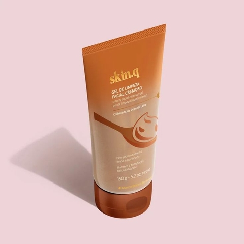 Gel de Limpeza Facial Cremoso Skin.q Colherada de Doce de Leite 150g