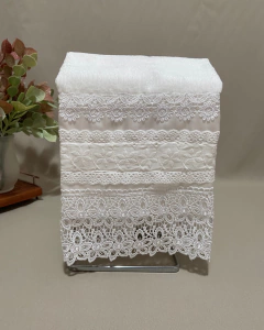 Toalha de lavabo aveludada